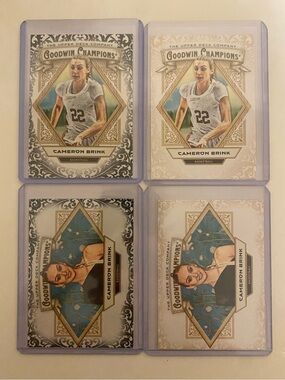 2025 Upper Deck Goodwin Champions Cameron Brink Lot